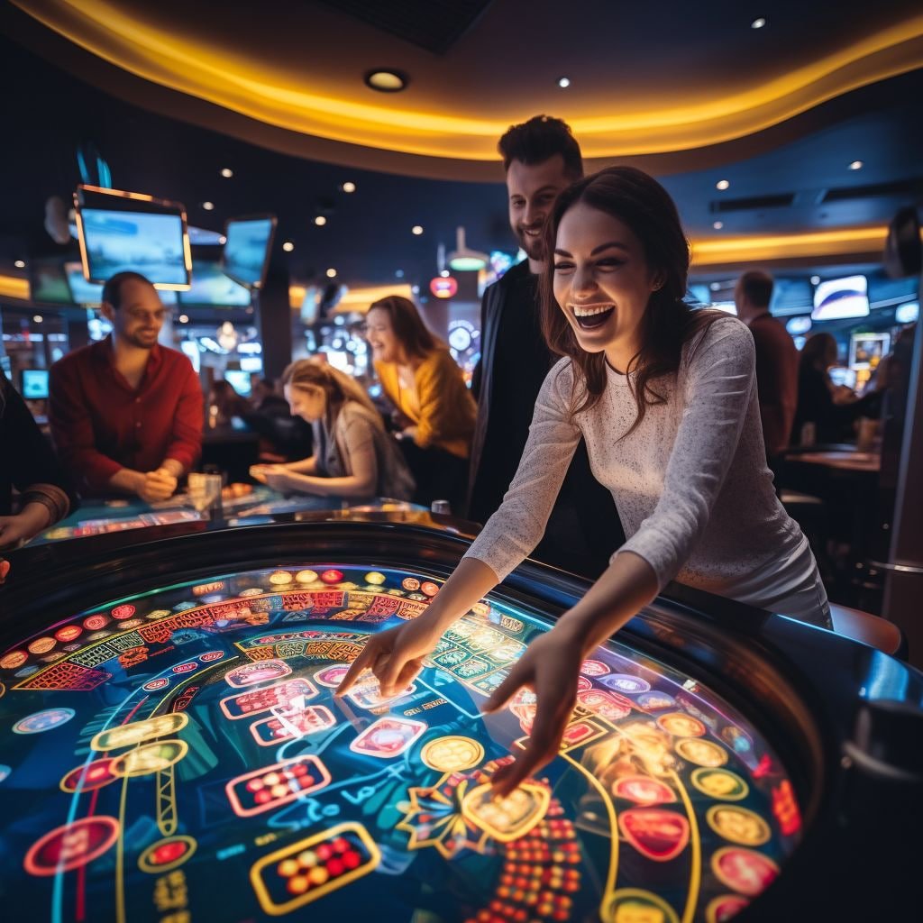 Antarmuka aplikasi mobile hadirjp menampilkan menu utama dengan slot games dan turnamen harian